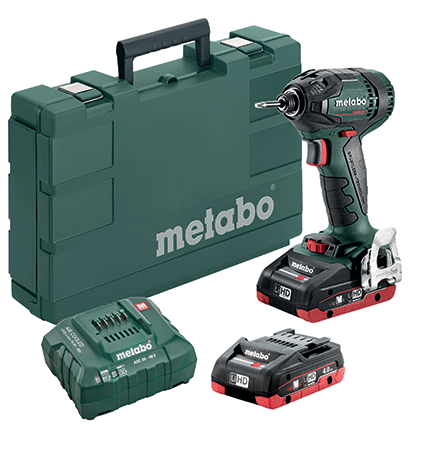 Metabo Cordless Hex Impact Driver KIT 1/4