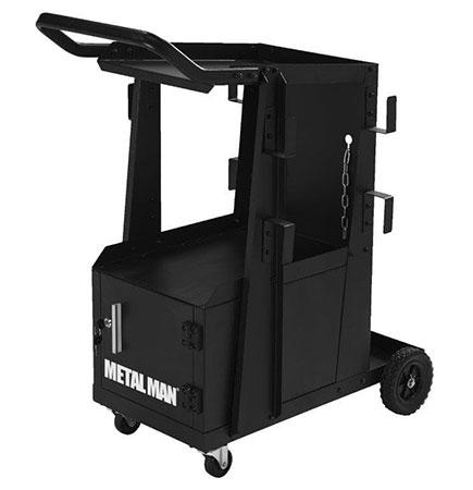 Metal Man 3 Tier Welding Cart and Cabinet
