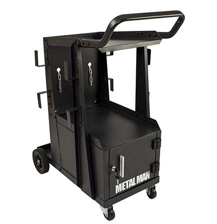 Metal Man 3 Tier Welding Cart and Cabinet