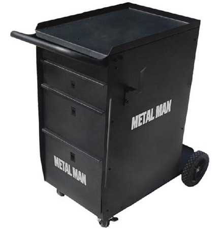 Metalman Welding Cabinet and Cart. Holds Cylinder. 4 Slide out Drawers. 150lb capacity. 