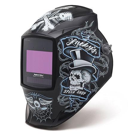 Miller Welding Helmet Digital Elite™ Lucky's Speed Shop 296766 (QR) Clearlight