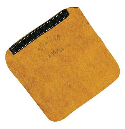 Neck Protector Leather  Bib for Welding Helmet Velcro Strap