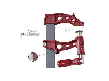 PIHER CLAMP MAXI F-20 cm.