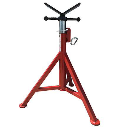 Pipe Jack V-HEAD Fixed Leg 48 inch Max Height