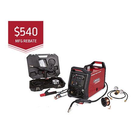 POWER MIG® 215 MPi™ Multi-Process Welder Aluminum One-Pak®