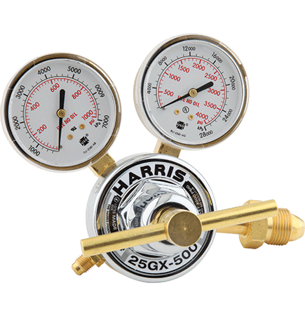 Purging Regulator 0-500 Delivery Pressure 1/4 x 45 Degree Flare