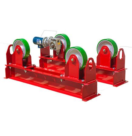 Rapol 10,000 lb Turning Roll with Idler Roll 5"-120" Diameter