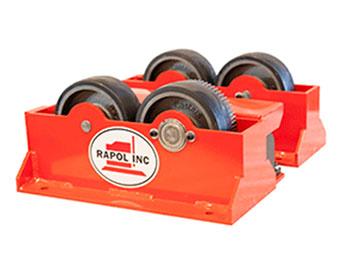 Rapol 2500 lb 3"-30" Turning Rolls complete with Idler Roll