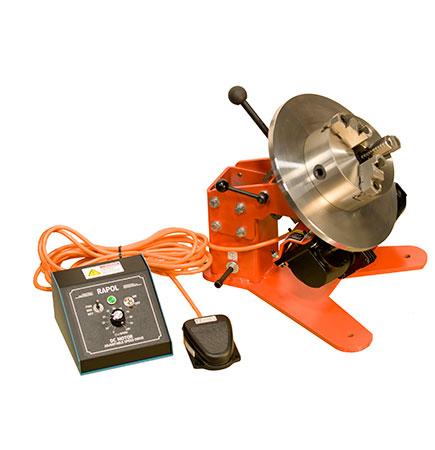 Rapol Bench Positioner 150 lb with 0-90d Tilt c/w Remote Console Bench Mount