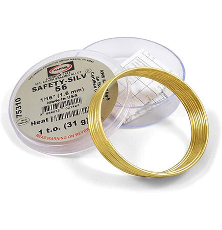 SAFETY-SILV® 56 High Silver Brazing Alloy 1/16 in, 1 Cup