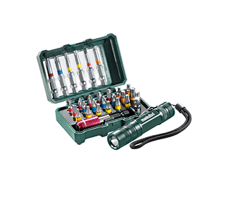 Screwdriver Bit Set with Flashlight