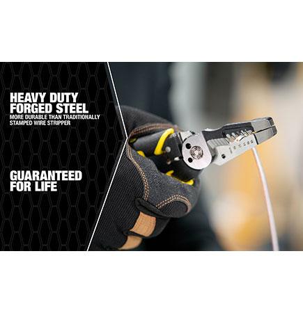 Southwire Forged Wire Stripper 8-16 AWG Solid 10-18 AWG Stranded