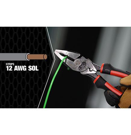 Southwire High Leverage Side Cutting Combo Pliers 