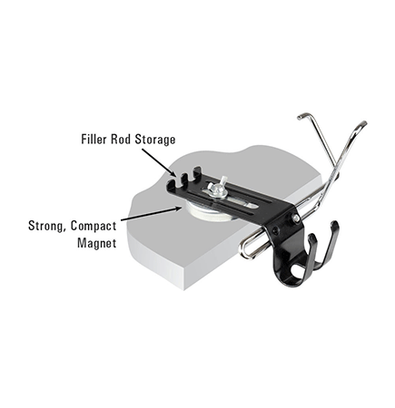 Stronghand Tools Table Edge Mount TIG Torch Rest with Cable Hanger