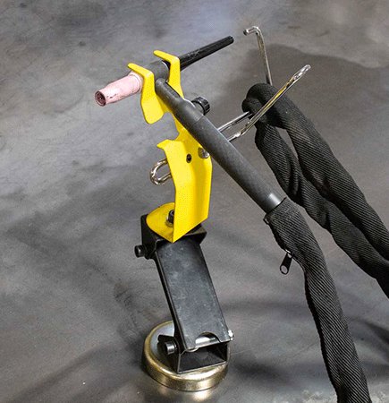 Stronghand Tools Tig Torch Rest with cable holder adjustable height