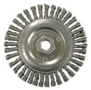 Roughneck Jr. 5" Stringer Bead Wire Wheel, .020" Steel Fill, 5/8"-11 UNC Nut