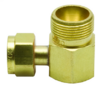 Tank Adapter Acetylene (MC) Cylinder Side CGA-200 to Regulator CGA-520 (B) xref:WES 305