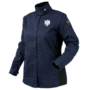 AngelFire® Women's FR Cotton Welding Jacket, Navy & Black Xtra Small