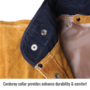 Split Cowhide Welding Jacket Medium