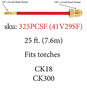 41V29SF Power Cable Water Cooled Super-Flex 25'