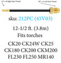 45V03 Power Cable Vinyl 12-1/2 ft. CK 212PC