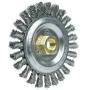 6" Stringer Bead Wire .023 Filler Pass Wire Wheel Carbon Steel (5/8-11 Threaded A.H.) Weiler