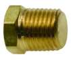 Superior P-4 Brass Plug 1/4 Male NPT Hex Head xref: P-4HP