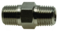 Brass Hex Nipple 1/4" Male 3000 psi