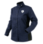 AngelFire® Women's FR Cotton Welding Jacket, Navy & Black Xtra Small