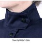 AngelFire® Women's FR Cotton Welding Jacket, Navy & Black Xtra Small