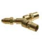 Argon "Y" Connection B size / Male Inlet Female Outlets - NO VALVES xref:WES 401