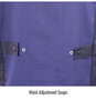 BSX® FR Cotton & Cowhide Hybrid Welding Jacket, Navy & Black Small