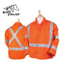 Black Stallion Fire Resistant Orange Jacket with Reflective Tape Size XXL