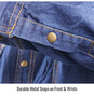 Black Stallion FS8-DNM Flame-Resistant Denim Work Shirt Large