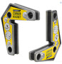 Corner Magnets Twin Pack 90d 60d 3-1/4 x 3-3/4 x 5/8 30lb force