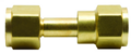 Tank Adapter Co2 Cylinder Side CGA-320 to Regulator CGA-580 xref:WES 806