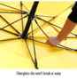 Flame-Resistant Industrial Umbrella and Stand Set