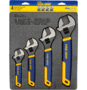 Irwin Vise Grip 4pc Adjustable Wrench Set 6,8,10,12 inch