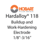 Hardalloy® 118, 10 Lb (4.5 Kg) Hermetically Sealed Can, 1/8 Diameter (IN)