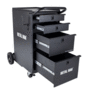 Metalman Welding Cabinet and Cart. Holds Cylinder. 4 Slide out Drawers. 150lb capacity. 
