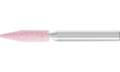 Pferd Aluminum Oxide Mounted Point Shape A15 Tapered 1/4 x 1-1/16 long x 1/4 shank  60 Grit Hardness O