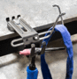 Stronghand Tools Table Edge Mount TIG Torch Rest with Cable Hanger