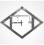 Stronghand Utility Clamp 4-1/2" Throat 500 lb Clamp Pressure Light Duty