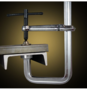 Stronghand Utility Clamp 8-1/2" Throat 500 lb Clamp Pressure Light Duty