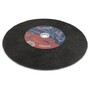 14" x 3/32" TIGER AO Type 1 Large Cutting Wheel, A36R, 1" A.H, Chop Saw