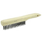 Weiler Vortec Pro Wire Scratch Brush CS 4 x16 rows 10"