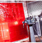 Welding Screen (Curtain) 6' x 6' 14mil | 150d F Max Temperature Orange