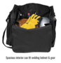 Welders Tool Bag/Duffle Bag, Zippered With Tool Pockets, Black