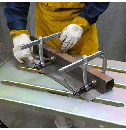 Stronghand Utility Clamp 6-1/2" Throat 500 lb Clamp Pressure Light Duty