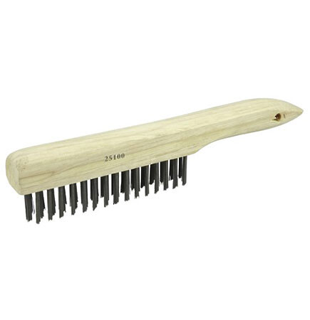Weiler Vortec Pro Wire Scratch Brush CS 4 x16 rows 10"